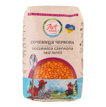 Сочевиця червона Art Foods м/у 500г