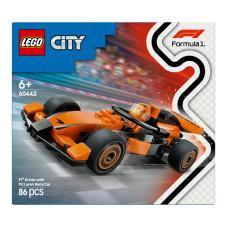 Конструктор для дітей від 6років №60442 F1 Driver with McLaren Race Car City Lego 86ел Конструктор для дітей від 6років №60442 F1 Driver with McLaren Race Car City Lego 86ел