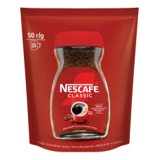 Кава розчинна гранульована Classic Nescafe д/п 50г