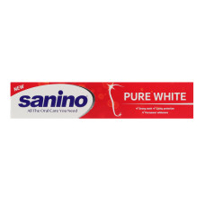 Паста зубна Відбілювальна Pure White Sanino 90мл