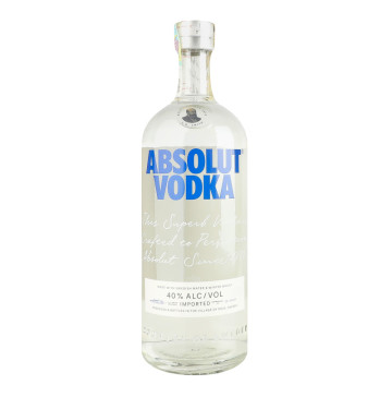 Горілка 1л 40% Absolut пл