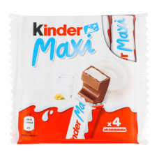 Шоколад молочний з молочною начинкою Maxi Kinder м/у 84г