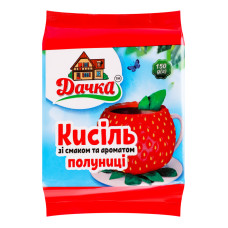 Кисіль зі смаком та ароматом полуниці Дачка м/у 150г