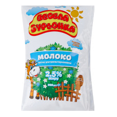 Молоко 2.5% ультрапастеризоване Весела бурьонка м/у 900г