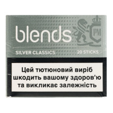Виріб тютюновмісний для електричного нагрівання з фільтром Blends Classics Silver 20шт