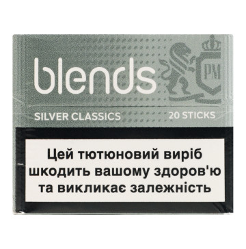 Виріб тютюновмісний для електричного нагрівання з фільтром Blends Classics Silver 20шт