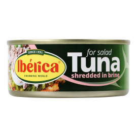 Тунець салатний у власному соку стерилізований Iberica з/б 150г