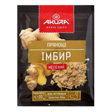 Імбир мелений Akura м/у 20г