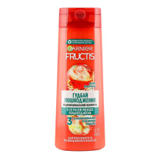 Шампунь для посіченого та пошкодженого волосся відновлювальний Гудбай пошкодження Garnier Fructis 400мл