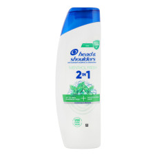 Шампунь та бальзам-ополіскувач проти лупи 2в1 Menthol Fresh Head&Shoulders 330мл