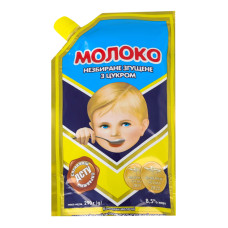 Молоко згущене 8.5% незбиране з цукром Первомайський МКК д/п 290г
