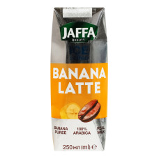 Напій кавовий з молоком та бананом ультрапастеризований Бананове лате Jaffa т/п 250мл