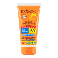 Крем для безпечної засмаги SPF 50+ Надвисокий захист Біокон 160мл
