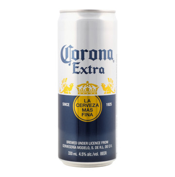 Пиво 0.33л 4.5% світле пастеризоване Corona Extra з/б