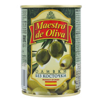 Оливки без кісточки Maestro de Oliva з/б 280г