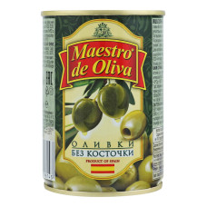 Оливки без кісточки Maestro de Oliva з/б 280г Оливки без кісточки Maestro de Oliva з/б 280г
