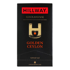 Чай чорний байховий дрібний Golden Ceylon Exclusive Hillway к/у 25х2г