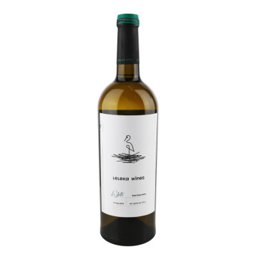 Вино 0.75л 12% біле напівсолодке ординарне столове White Leleka Wines пл
