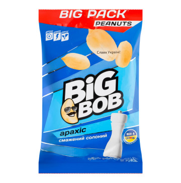 Арахіс смажений солоний Big Bob м/у 160г