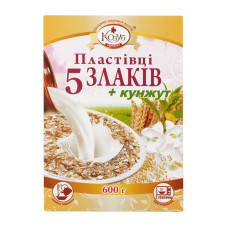 Пластівці 5 злаків+кунжут Козуб продукт к/у 600г