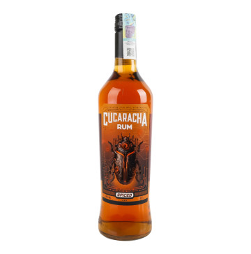 Напій алкогольний на основі рому Cucaracha Gold Spiced Rum 35% с/пл 700мл