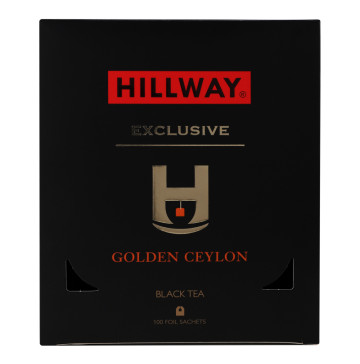 Чай чорний байховий дрібний Golden Ceylon Exclusive Hillway в/с к/у 100х2г
