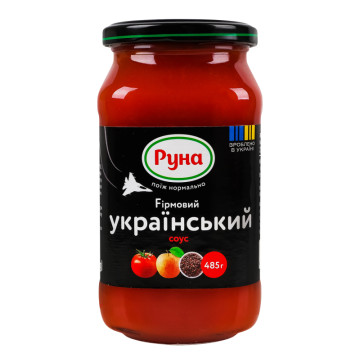 Соус Український фірмовий Руна с/б 485г
