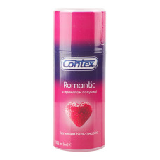 Гель-змазка інтимний з ароматом полуниці Romantic Contex 100мл