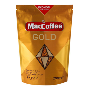 Кава розчинна сублімована Gold MacCoffee д/п 200г