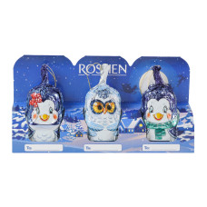 Фігури з молочного шоколаду Зимові друзі Roshen к/у 3х20г