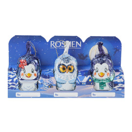 Фігури з молочного шоколаду Зимові друзі Roshen к/у 3х20г