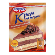 Крем для торта зі смаком шоколаду Dr.Oetker м/у 55г