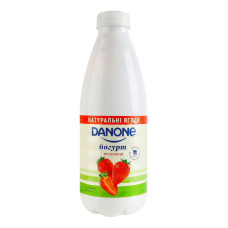 Йогурт 1.5% питний Полуниця Danone п/пл 800г