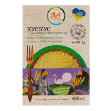 Кускус зі 100% твердих сортів пшениці Art Foods к/у 4х100г