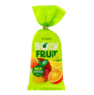 Цукерки желейні Citrus Mix Bonny Fruit Roshen м/у 200г