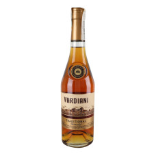 Бренді 0.5л 40% Traditional Vardiani пл