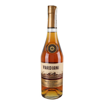 Бренді 0.5л 40% Traditional Vardiani пл