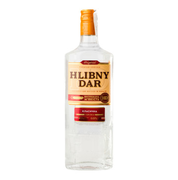 Горілка 0.37л 40% Класична Hlibny Dar пл
