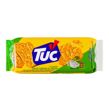 Крекер солоний Sour cream&Onion Tuc м/у 100г