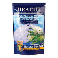 Сіль для ванн морська натуральна з ефірною олією евкаліпта Crystals Health 500г