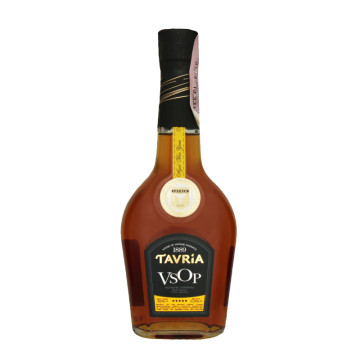 Коньяк 0.25л 42% П'ять зірок V.S.O.P. Tavria пл