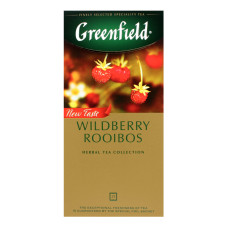 Чай трав'яний Wildberry Rooibos Greenfield к/у 25х1.5г