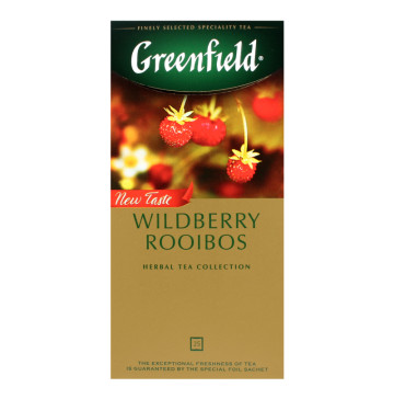 Чай трав'яний Wildberry Rooibos Greenfield к/у 25х1.5г