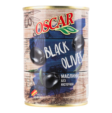 Маслини без кісточки Oscar foods з/б 280г