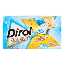 Гумка жувальна без цукру Свіжість м'яти та ванілі X-Fresh Dirol к/у 19.5г