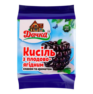 Кисіль з плодово-ягідним смаком та ароматом Дачка м/у 150г