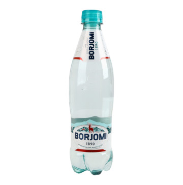 Вода мінеральна сильногазована Borjomi п/пл 500мл