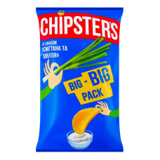 Чипси картопляні Сметана та цибуля Chipster's м/у 170г
