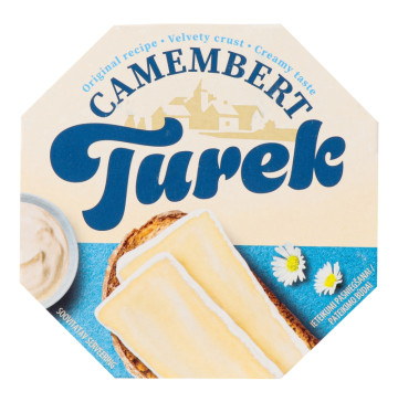 Сир 60% м'який з пліснявою Camembert Turek к/у 120г