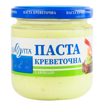 Паста креветочна з авокадо Aqua Vita с/б 150г